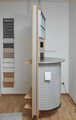 Interlübke Kommoden & Sideboards|Drehsäule Duo-Center 71 Buche Alu