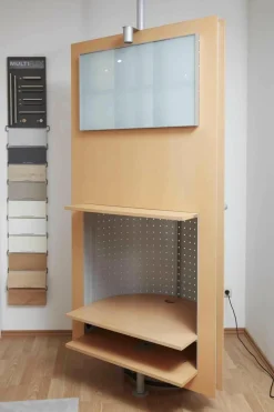 Interlübke Kommoden & Sideboards|Drehsäule Duo-Center 71 Buche Alu