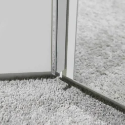 Disselkamp Kleiderschränke|Drehtüreneckkombination Mondo Amado Lack Weiß Lack Sand mit Spiegel