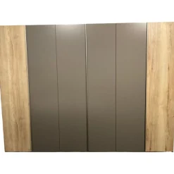 Musterring Kleiderschränke|Drehtürenschrank Airline 100 Eiche Silea Front Lack Terrabraun Matt