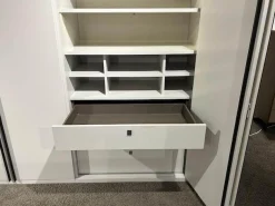 Rietberger Möbelwerke Kleiderschränke|Drehtürenschrank Sonate R5 Lack Brillantgrau mit Beleuchtung