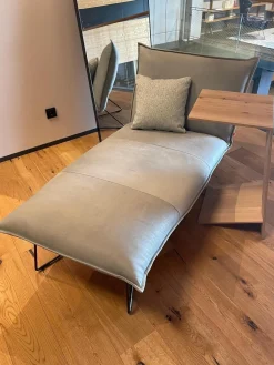 Jess Daybeds & Recamieren|Earl Lounge Liege Leder Aurula Nordic Blue Blau