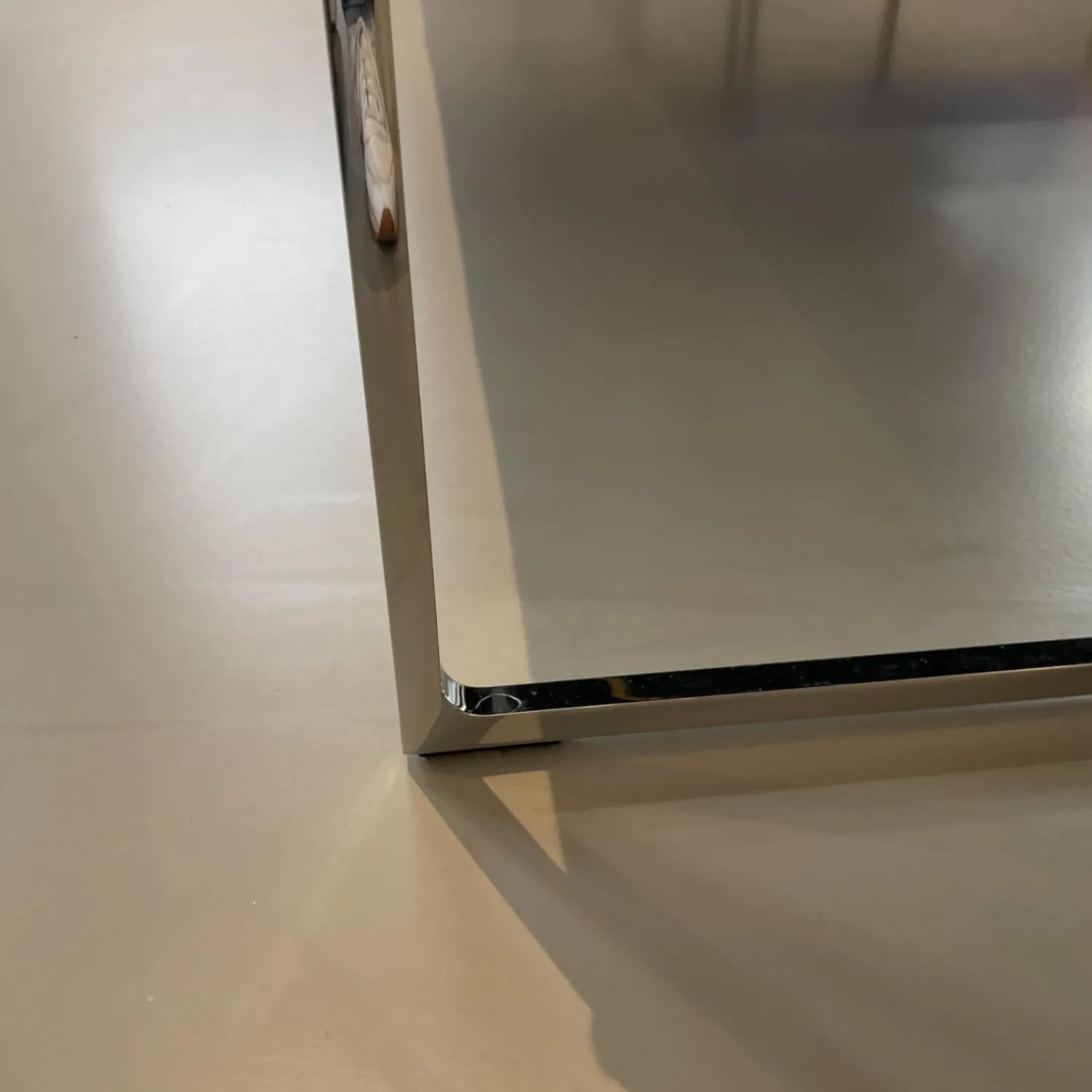 COR Bänke|Eckbank Mell Stoff Hellblau Metallgestell Verchromt, Stoff 9705 - hellblau