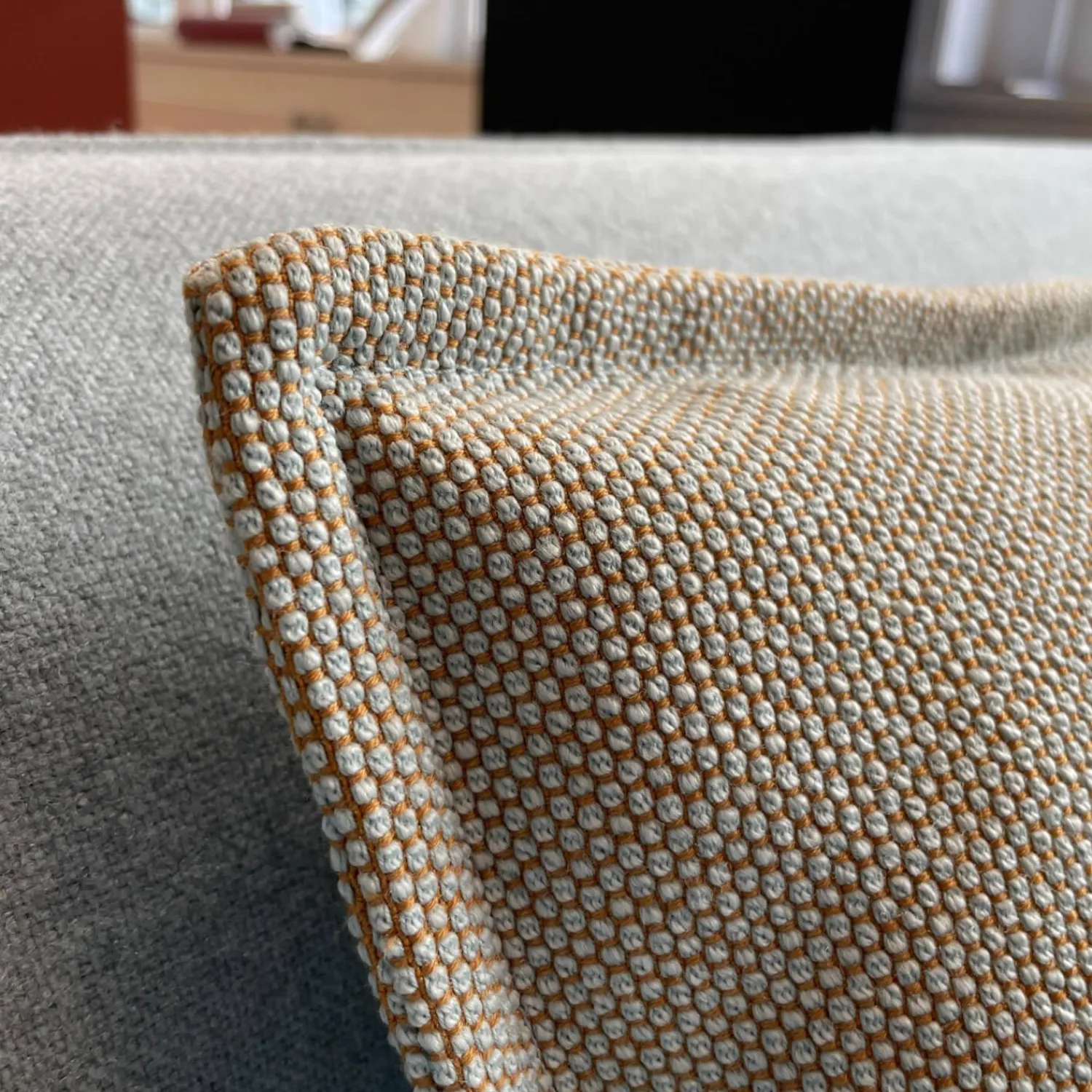 COR Bänke|Eckbank Mell Stoff Hellblau Metallgestell Verchromt, Stoff 9705 - hellblau