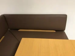 Elro Essgruppen|Eckbankgruppe Modell Trendline 350 Wildeiche Natur Bezug Kunstleder Braun