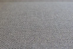 Weibelweibel Ecksofas|Eckgarnitur Mit Hocker Mellow 1630 Bezug Stoff Danio U3333D Grau Flachstahlfuß Chrom Gebürstet