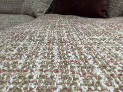 Musterring Ecksofas|Eckgarnitur SO Dallas PL OTR Stoff Be Trendy 1673 Rose Rot Braun Inklusive Kissen