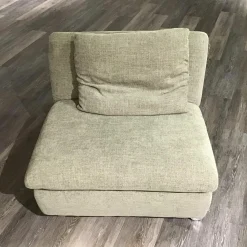 W. Schillig Ecksofas|Eckkombination Wanja Stoff S4337 Leaf Grün Metallfuß Schwarz