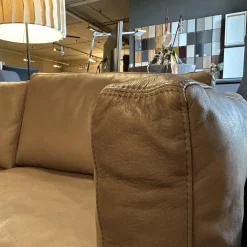 Tommy M Ecksofas|Ecksofa 3215 L Ferrara Leder Sauvage Stone Füße M058S18