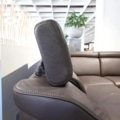 himolla Ecksofas|Ecksofa 1950 Leder 33 Longso Coffee Schwarz Anthrazit Holzteile Buche 042