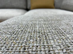 Rolf Benz Ecksofas|Ecksofa 60 Sina Korpus Leder 38 111 Ockerbraun Braun Sitz Stoff 26 383 Sandgelb Grau Gestell Schwarz