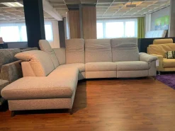 himolla Ecksofas|Ecksofa 1061 Stoff 14 Bodflu8 Gletscher Superlastic Med Fuß 68 Bronze