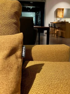 freistil Rolf Benz Ecksofas|Ecksofa 142 Stoff 1 Medium Braun Beige mit 8 Kissen