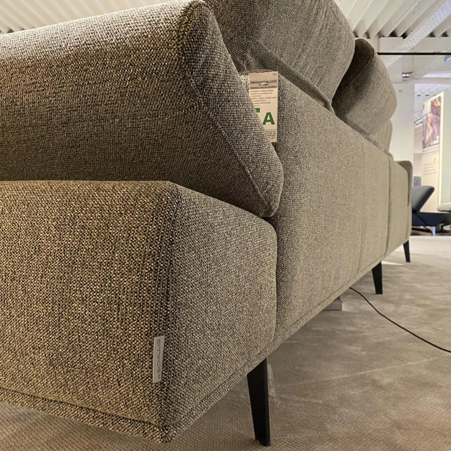 W. Schillig Ecksofas|Ecksofa 24405 Stoff 3 Pepper S2298 Grau