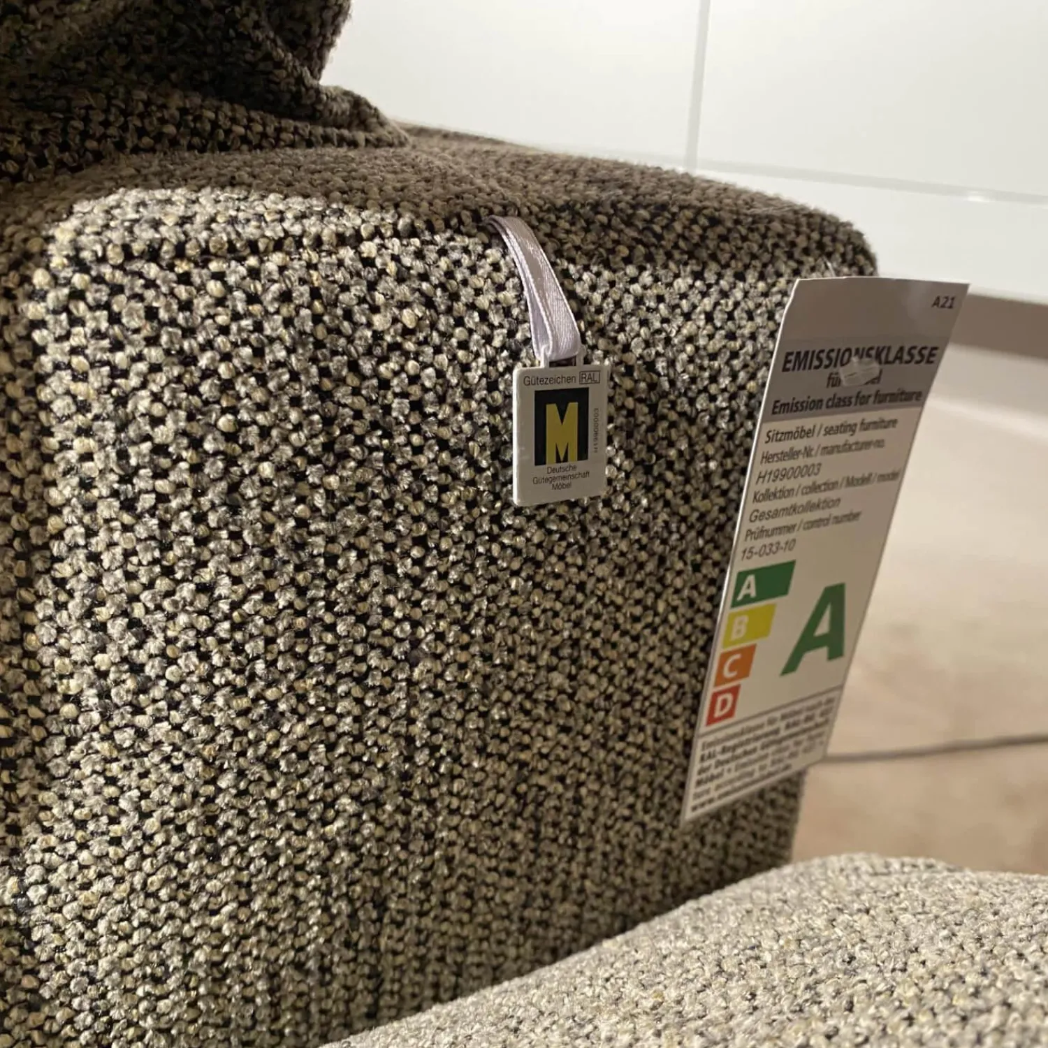 W. Schillig Ecksofas|Ecksofa 24405 Stoff 3 Pepper S2298 Grau