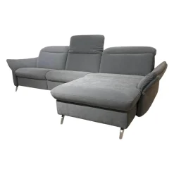 himolla Ecksofas|Ecksofa 1065 Stoff Nuvano Navy Blau Mit Verstellbaren Kopf- Und Ammteilen