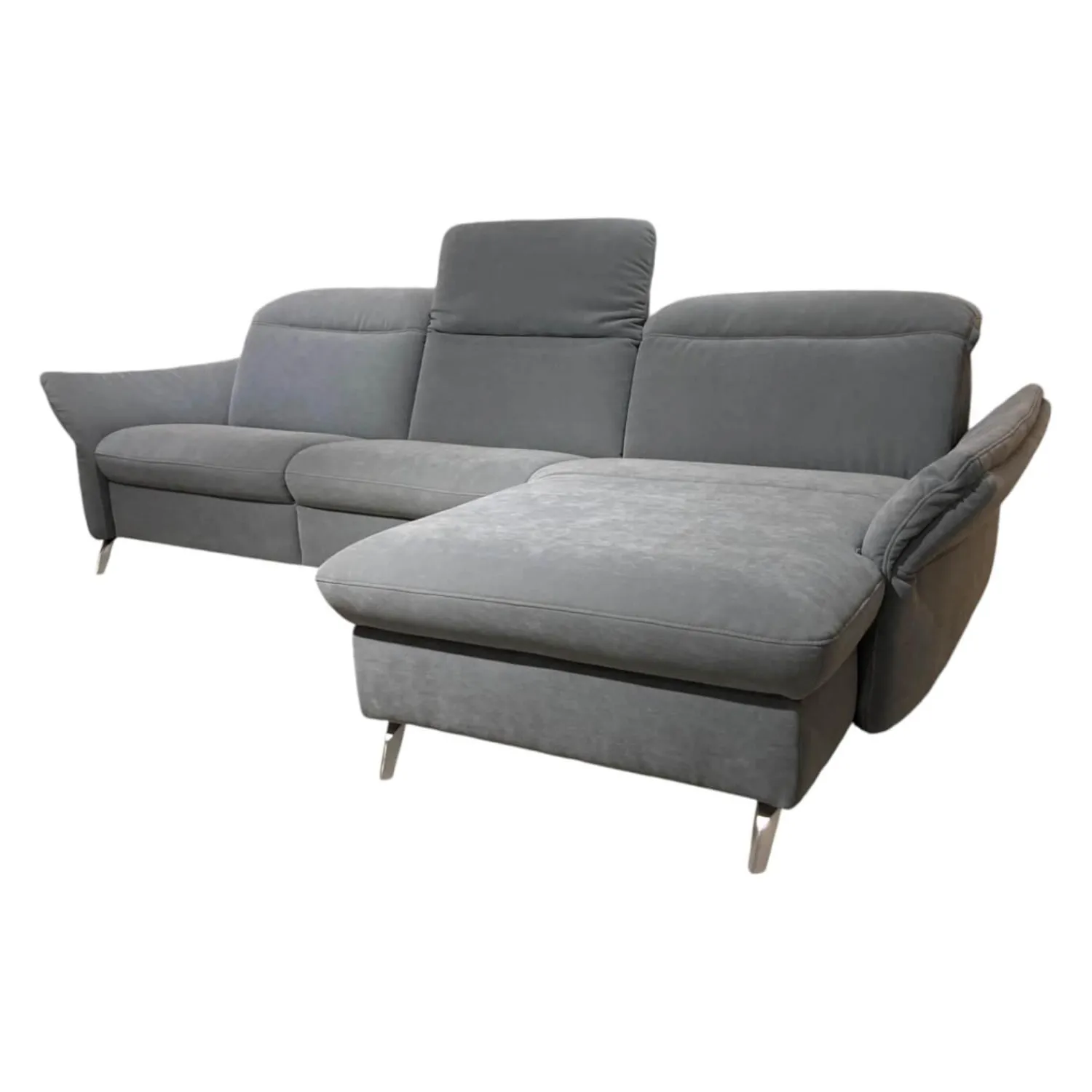 himolla Ecksofas|Ecksofa 1065 Stoff Nuvano Navy Blau Mit Verstellbaren Kopf- Und Ammteilen