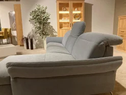 himolla Ecksofas|Ecksofa 1065 Stoff Nuvano Navy Blau Mit Verstellbaren Kopf- Und Ammteilen