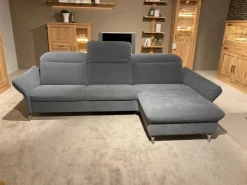 himolla Ecksofas|Ecksofa 1065 Stoff Nuvano Navy Blau Mit Verstellbaren Kopf- Und Ammteilen