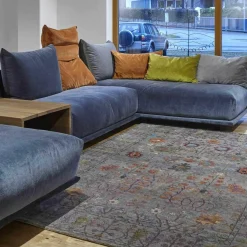 Bullfrog Ecksofas|Ecksofa 0118 Stoff Taubenblau