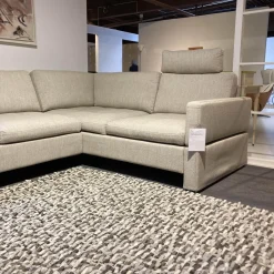 Brühl 3-Sitzer-Sofas|Ecksofas|Ecksofa Alba Stoff 3360 Beige Mit Klappbaren Armteilen