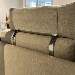 Brühl 3-Sitzer-Sofas|Ecksofas|Ecksofa Alba Stoff 3360 Beige Mit Klappbaren Armteilen