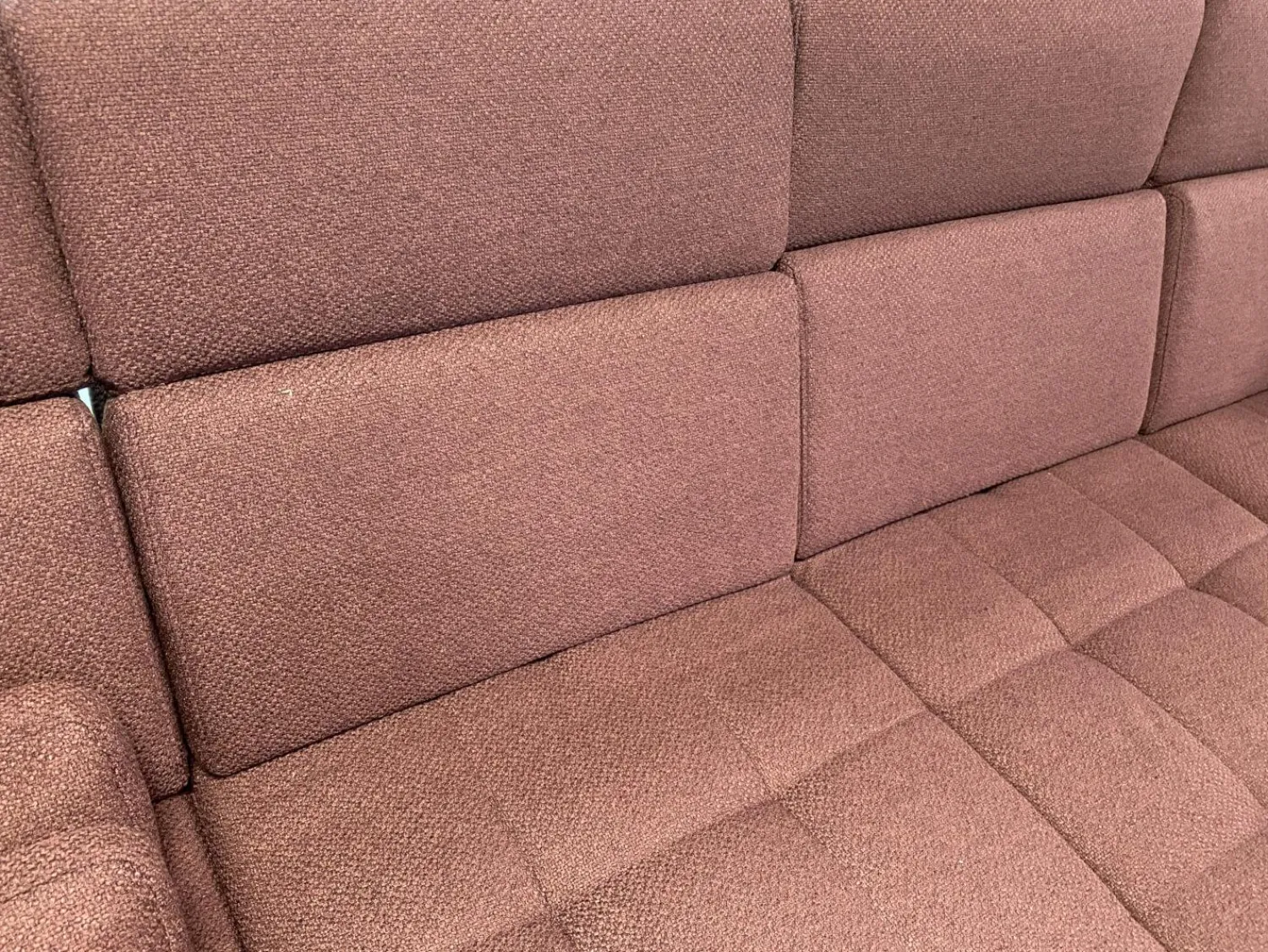 Poco Ecksofas|Ecksofa Alicante Stoff Portofino Bordeaux Rot Füße Metall Chrom Mit Schlaffunktion Und Nierenkissen
