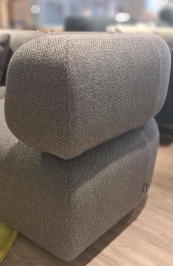 Brühl Ecksofas|Ecksofa All Together Stoff 44 0093 Grau mit 4 Kissen