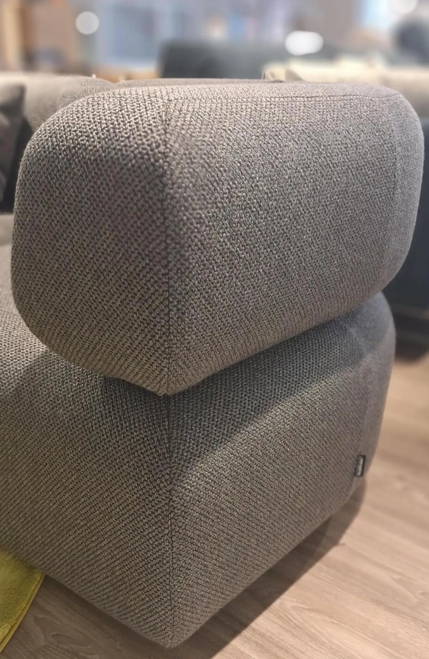 Brühl Ecksofas|Ecksofa All Together Stoff 44 0093 Grau mit 4 Kissen