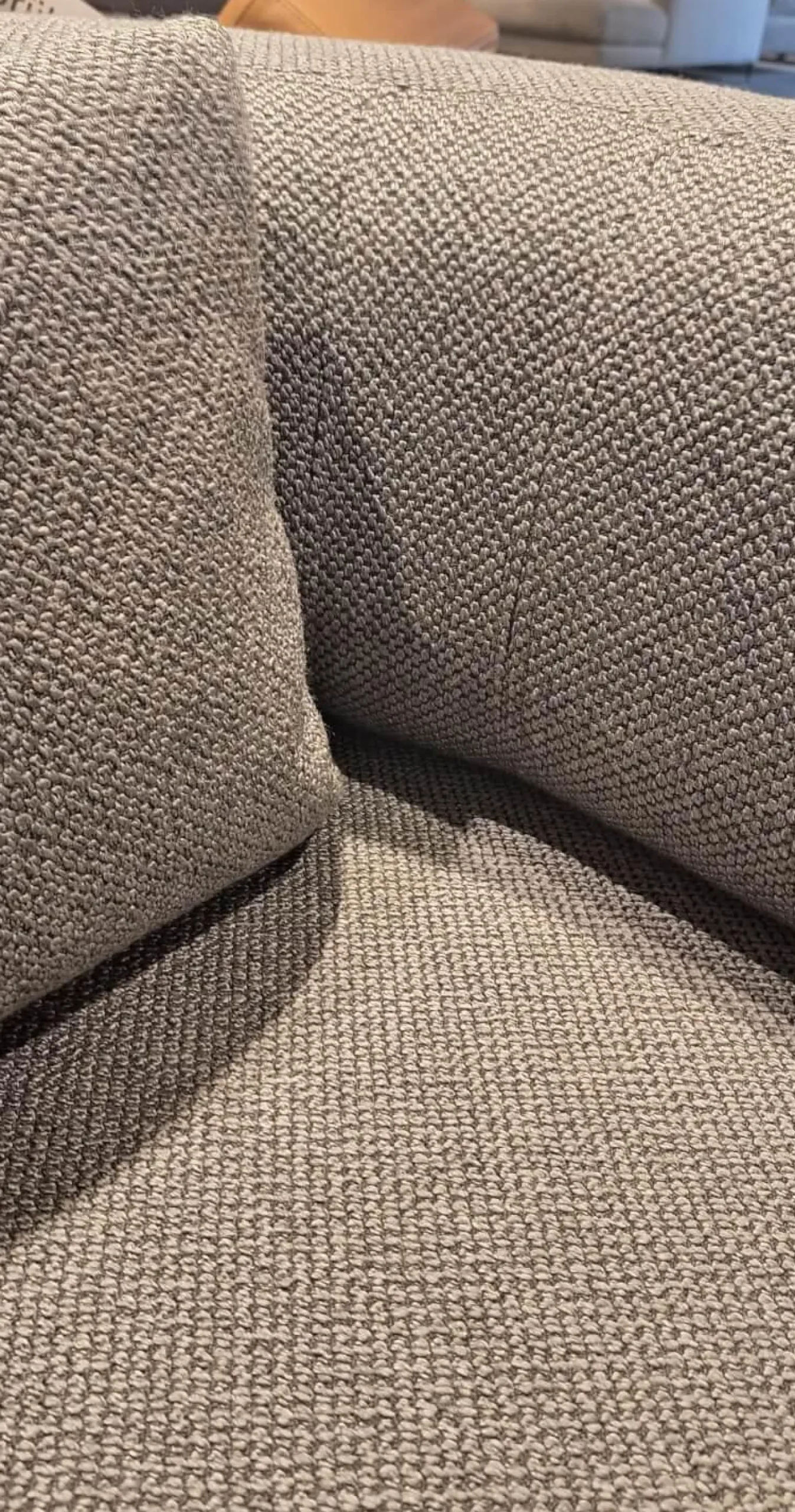 Brühl Ecksofas|Ecksofa All Together Stoff 44 0093 Grau mit 4 Kissen