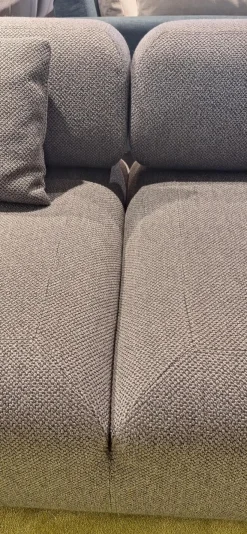 Brühl Ecksofas|Ecksofa All Together Stoff 44 0093 Grau mit 4 Kissen