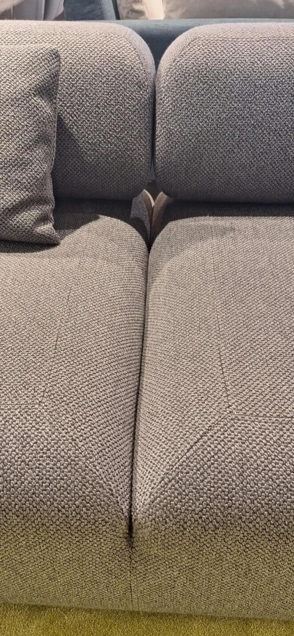 Brühl Ecksofas|Ecksofa All Together Stoff 44 0093 Grau mit 4 Kissen