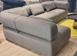 Brühl Ecksofas|Ecksofa All Together Stoff 44 0093 Grau mit 4 Kissen