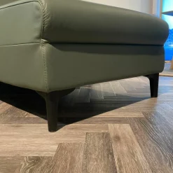 Stressless Ecksofas|Ecksofa Anna Leder Batick Thymian Grün mit Verstellfunktionen