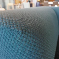 Montis Ecksofas|Ecksofa Aztec 2,5-Sitzer Stoff Kvadrat Mosaic 972 Blaugrün