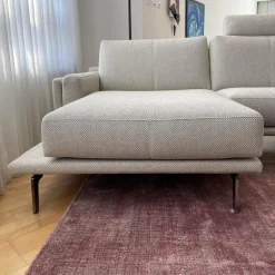 Leolux Ecksofas|Ecksofa Bellice Stoff Apollo Star 26931 Grau