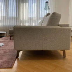 Leolux Ecksofas|Ecksofa Bellice Stoff Apollo Star 26931 Grau