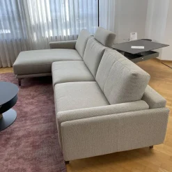 Leolux Ecksofas|Ecksofa Bellice Stoff Apollo Star 26931 Grau