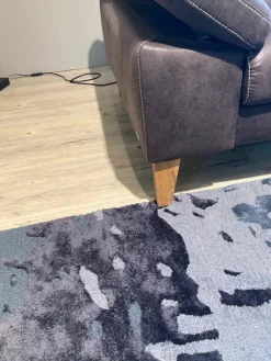 Activineo Ecksofas|Ecksofa Benson Stoff Relax 123 Espresso Braun Füße Braun Geölt