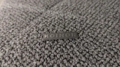 Koinor Ecksofas|Ecksofa Calmo Stoff 13 Cosmo 97 Grau Metallkufen Schwarz Matt Mit Fußteilverstellung Und Kopfteilverstellung Inklusive 3 Kissen