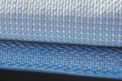 Paola Lenti Polstergruppen|Ecksofa Canvas Stoff Brio Malva Bianco Blau Gestell Rostfreier Stahl Inklusive Kissen