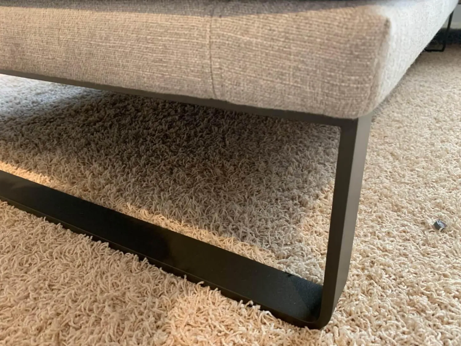 Rolf Benz Ecksofas|Ecksofa Cara 2020 Stoff 14.162 Steingrau Ablage Eiche Furniert Kufe Stahl Umbragrau