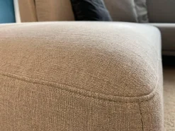 Rolf Benz Ecksofas|Ecksofa Cara 2020 Stoff 14.162 Steingrau Ablage Eiche Furniert Kufe Stahl Umbragrau