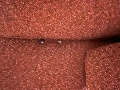 Koinor Ecksofas|Ecksofa Ciao Bezug 16 Luando Rostbraun Rot Kupfer Braun Füße Metall Schwarz Pulverbeschichtet Mit Verstellungen Inklusive 2 Nierenkissen