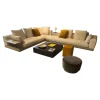 Minotti Ecksofas|Ecksofa Connery Stoff Bright 01 Bianco Cat. H Weiß