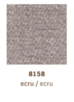 COR Ecksofas|Ecksofa Conseta Stoff 8158 Ecru Grau Weiß Metallkufen Verchromt Mit Filzgleitern