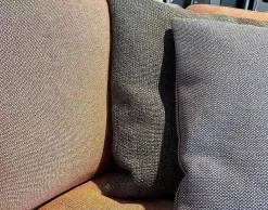 COR Ecksofas|Ecksofa Conseta Stoff 9121 Flamingo Rosa Schmalfuß Metall Lack 3012 Rosa Inklusive Kissen