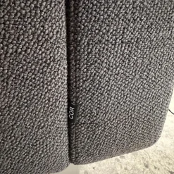 COR Ecksofas|Ecksofa Conseta Stoff 8078 Tabak Anthrazit Metallkufe F04 Stahl Feinstruktur Mit Kopfstütze