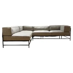 Brühl Ecksofas|Ecksofa Easy Pieces Stoff 24 0090 Grau Gestell Schwarz