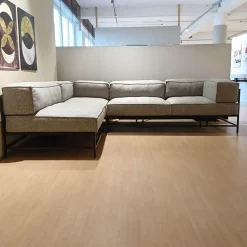 Brühl Ecksofas|Ecksofa Easy Pieces Stoff 24 0090 Grau Gestell Schwarz